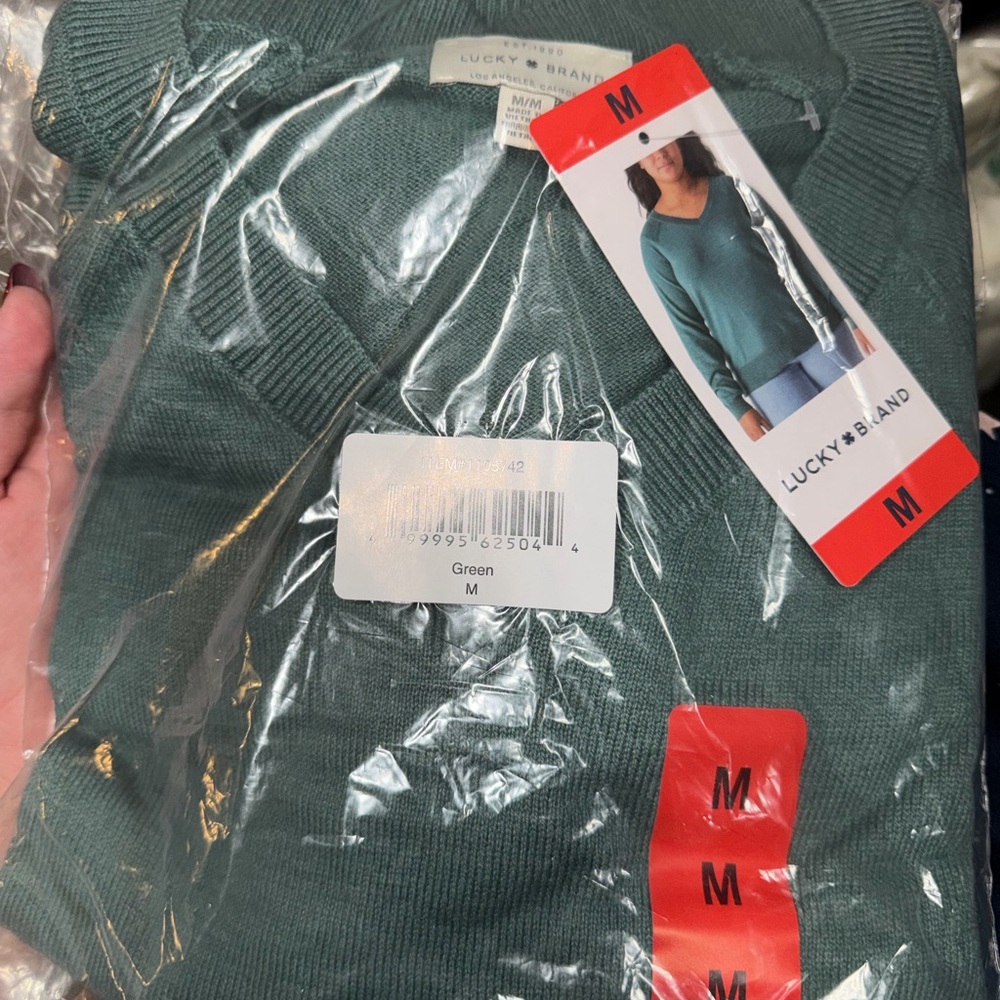 Lucky Brand Teal Pullover